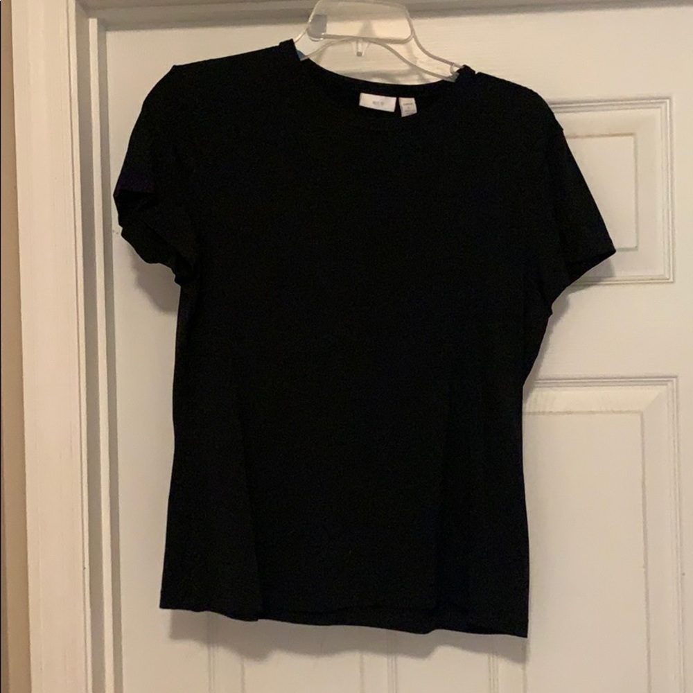 black dressy t-shirt